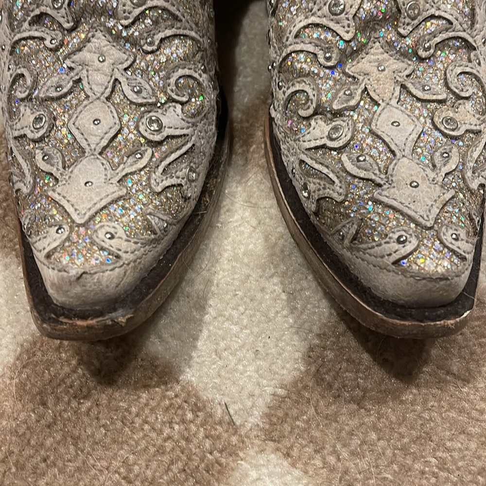 Corral Sequin Booties - image 2